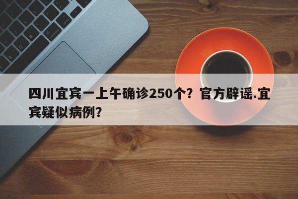 四川宜宾一上午确诊250个?官方辟谣.宜宾疑似病例?